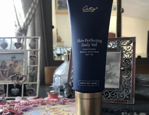 tube of City Beauty Skin Perfecting Veil on my vanity table