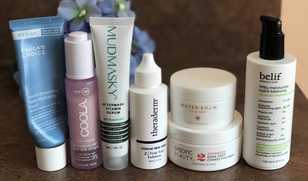 lightweight skincare products I use in the summer